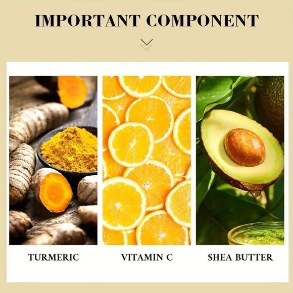 Turmeric & Vitamin C Face and Neck Cream Stick - Yellow Turmeric Hydrating Face - Picture 6 of 10